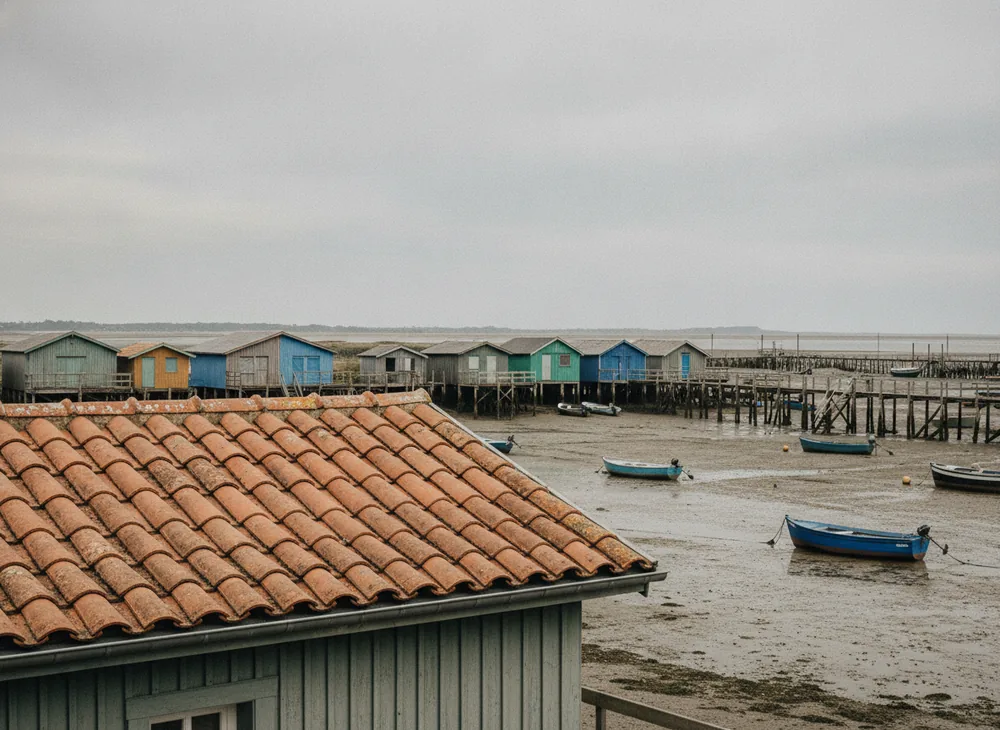 Toiture à Gujan-Mestras reprise par un couvreur du Bassin d'Arcachon
